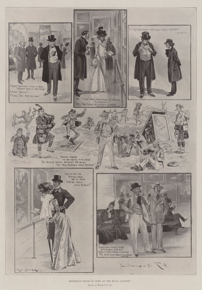 Forskellige synspunkter på Royal Academy af Ralph Cleaver